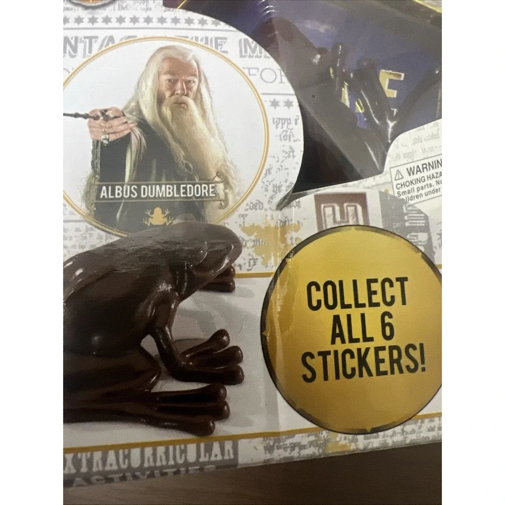 Lot 9  Harry Potter Chocolate Squishy Frog Toy Brown Noble Collection W/ Sticker